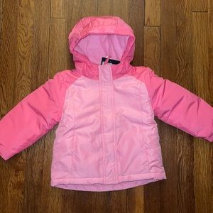 Toddler girl 3 in one winter coat